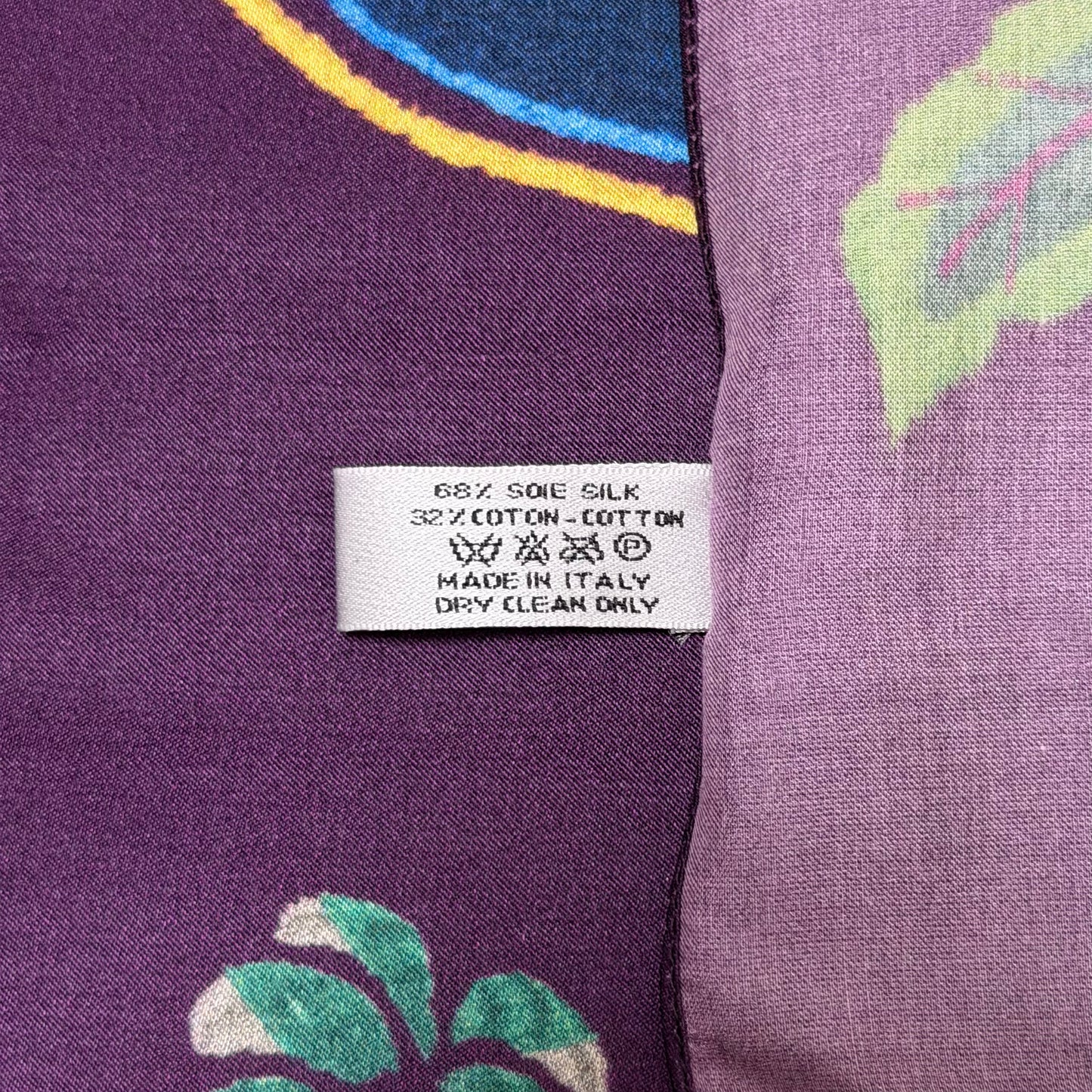 CHRISTIAN DIOR Fall 2003 Adiorable 69 Floral Embroidery-Effect Silk Scarf