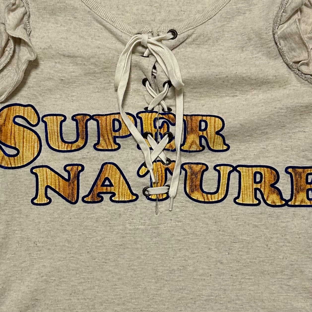 D&G "SUPER NATURE ORIGINAL SIN" Laced Up Tank Top