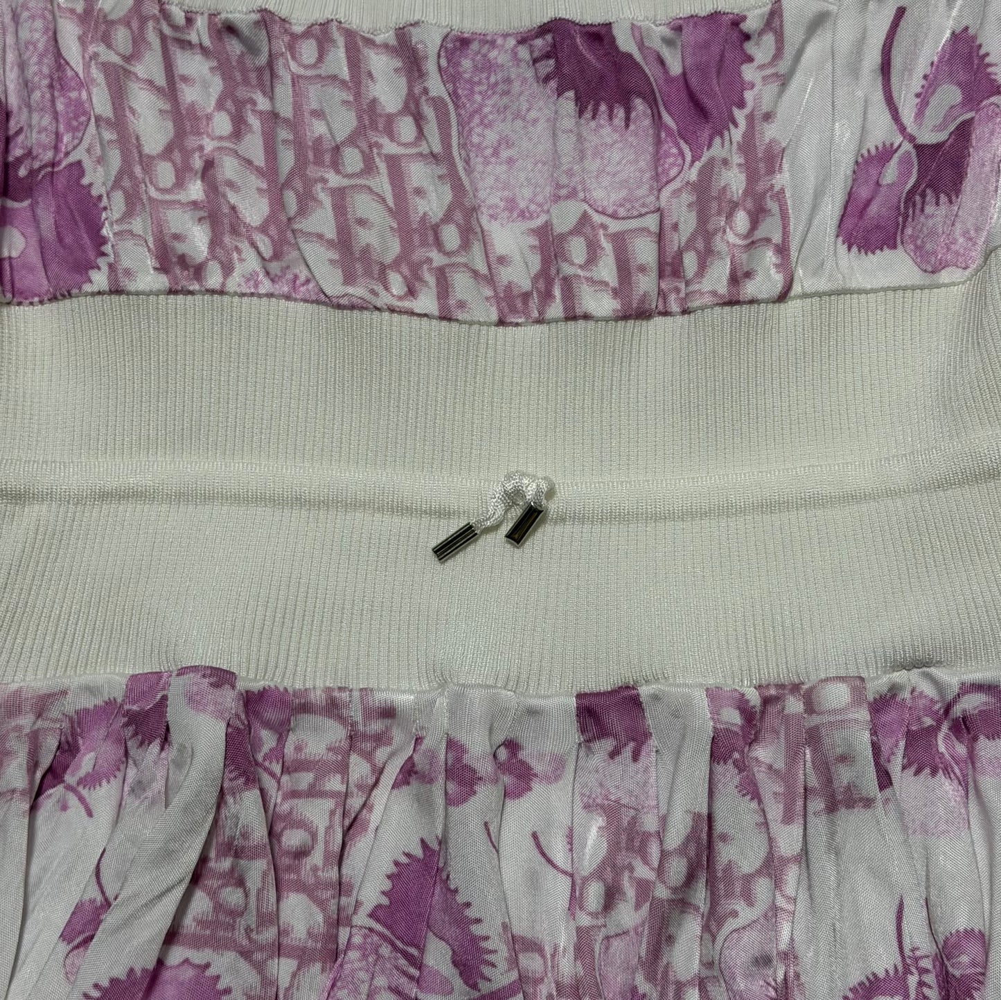 CHRISTIAN DIOR Spring 2005 Floral Trotter Peplum Tube Top