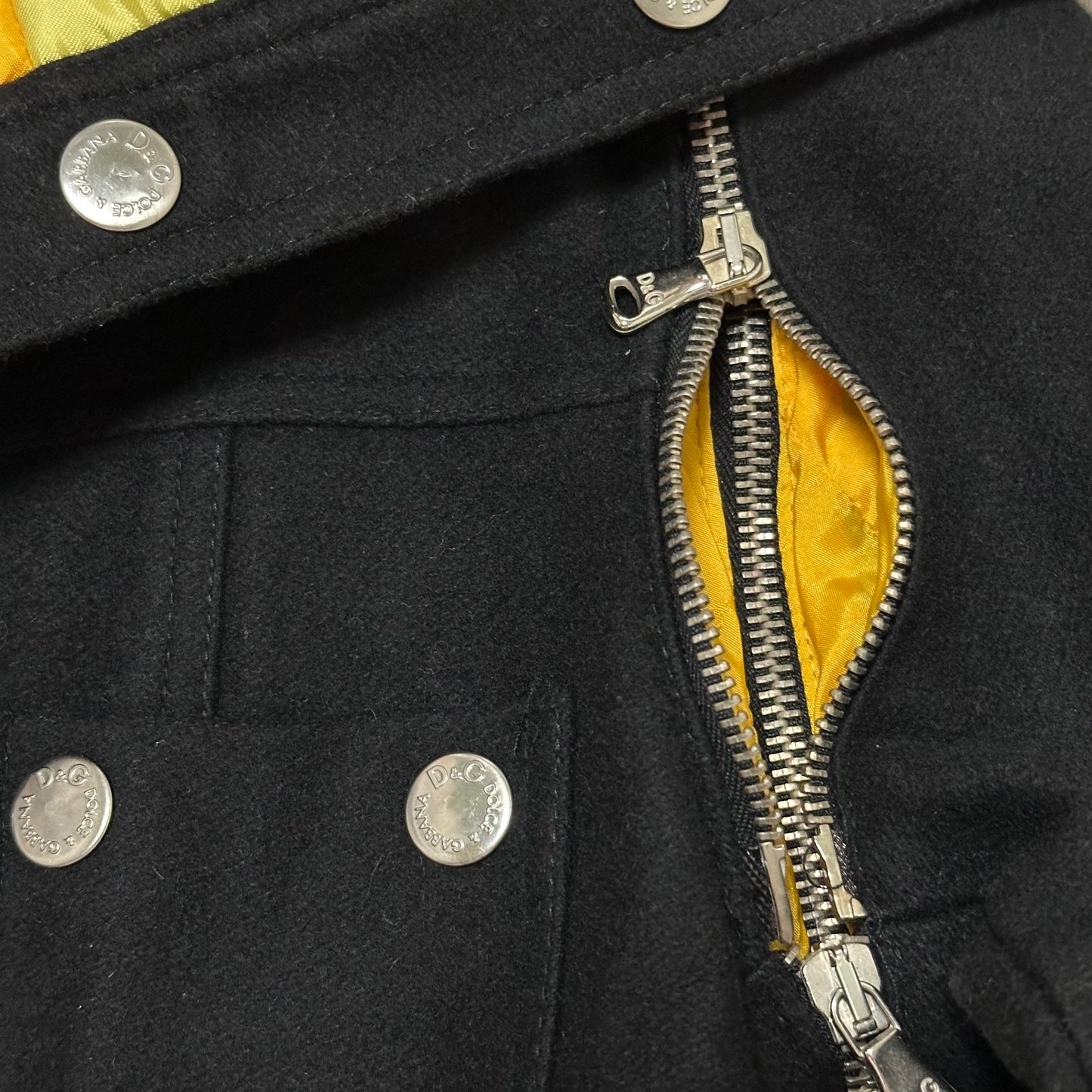 D&G Snap Button Detail Coat