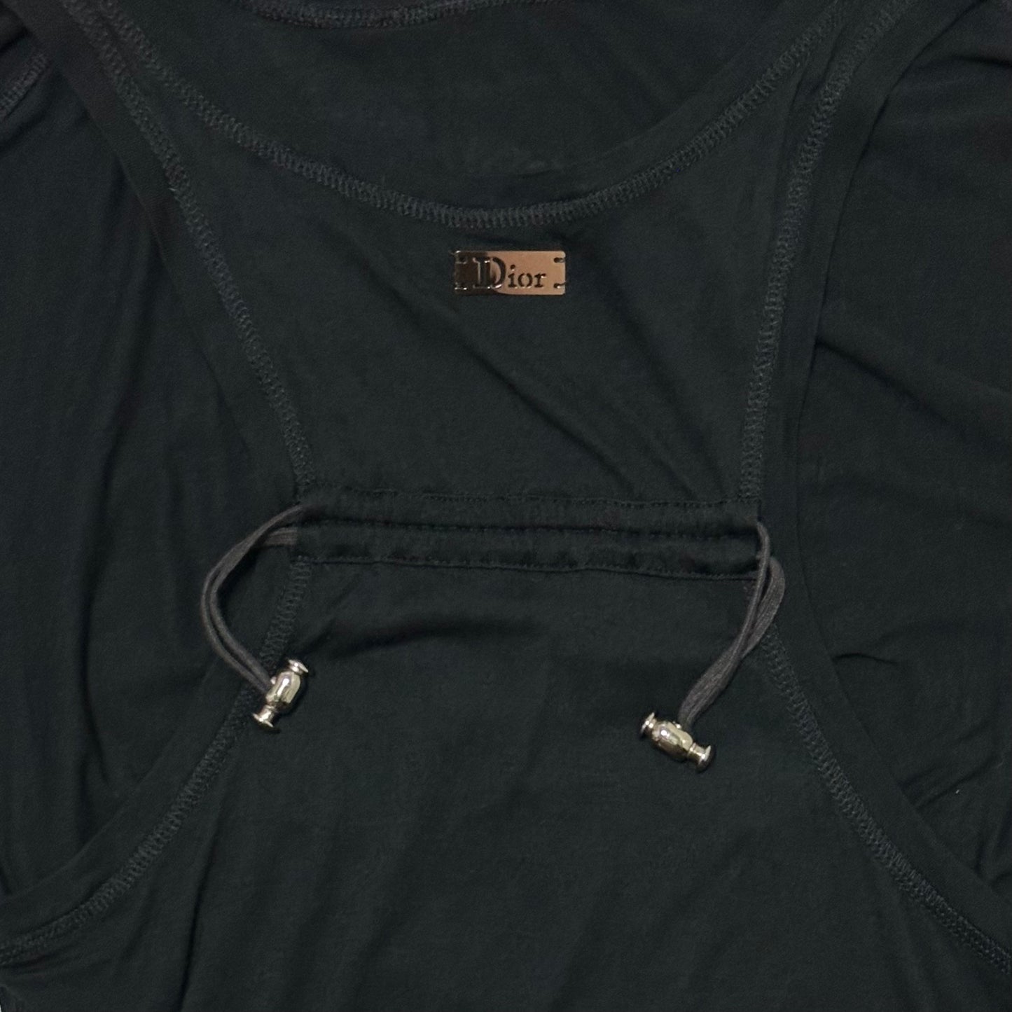 CHRISTIAN DIOR Spring Summer 2004 Raw-Edge Layered Tank Top
