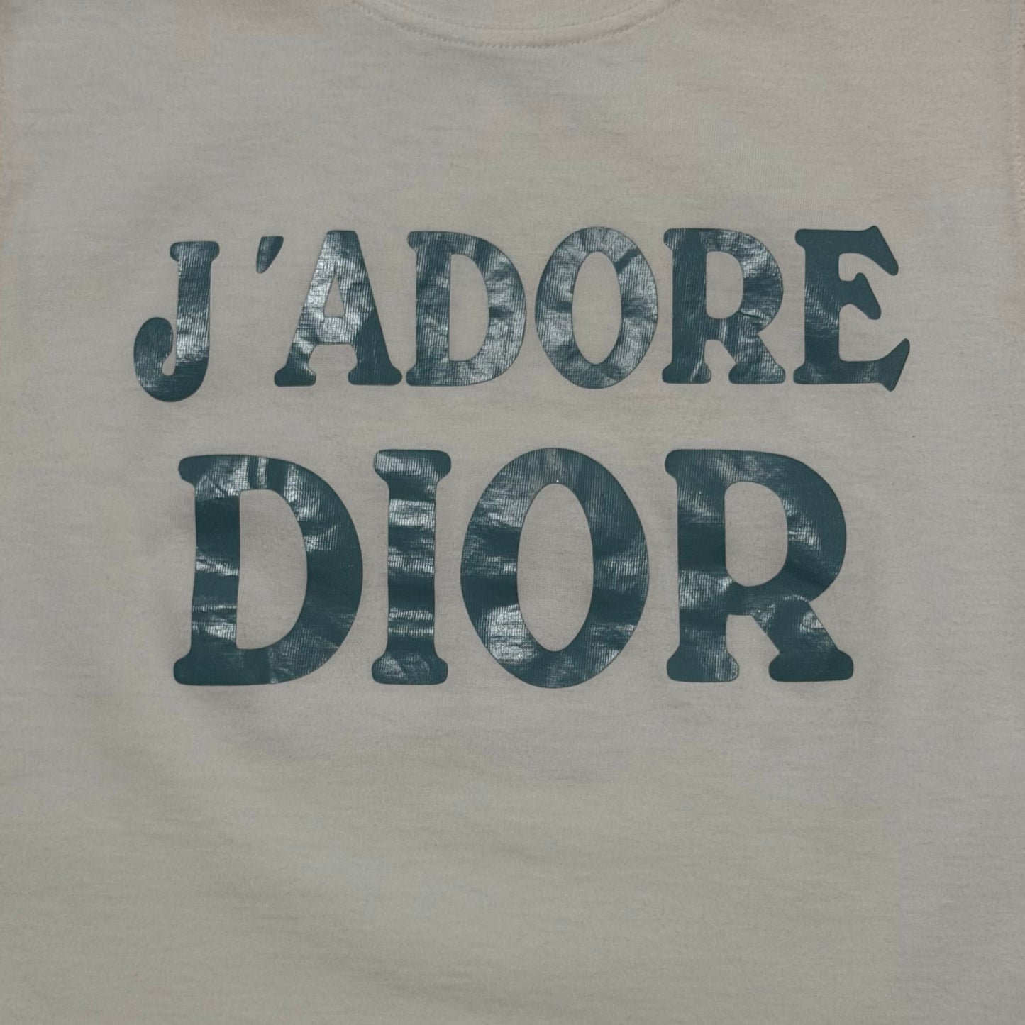 CHRISTIAN DIOR Spring 2003 "J'ADORE DIOR" Tank Top
