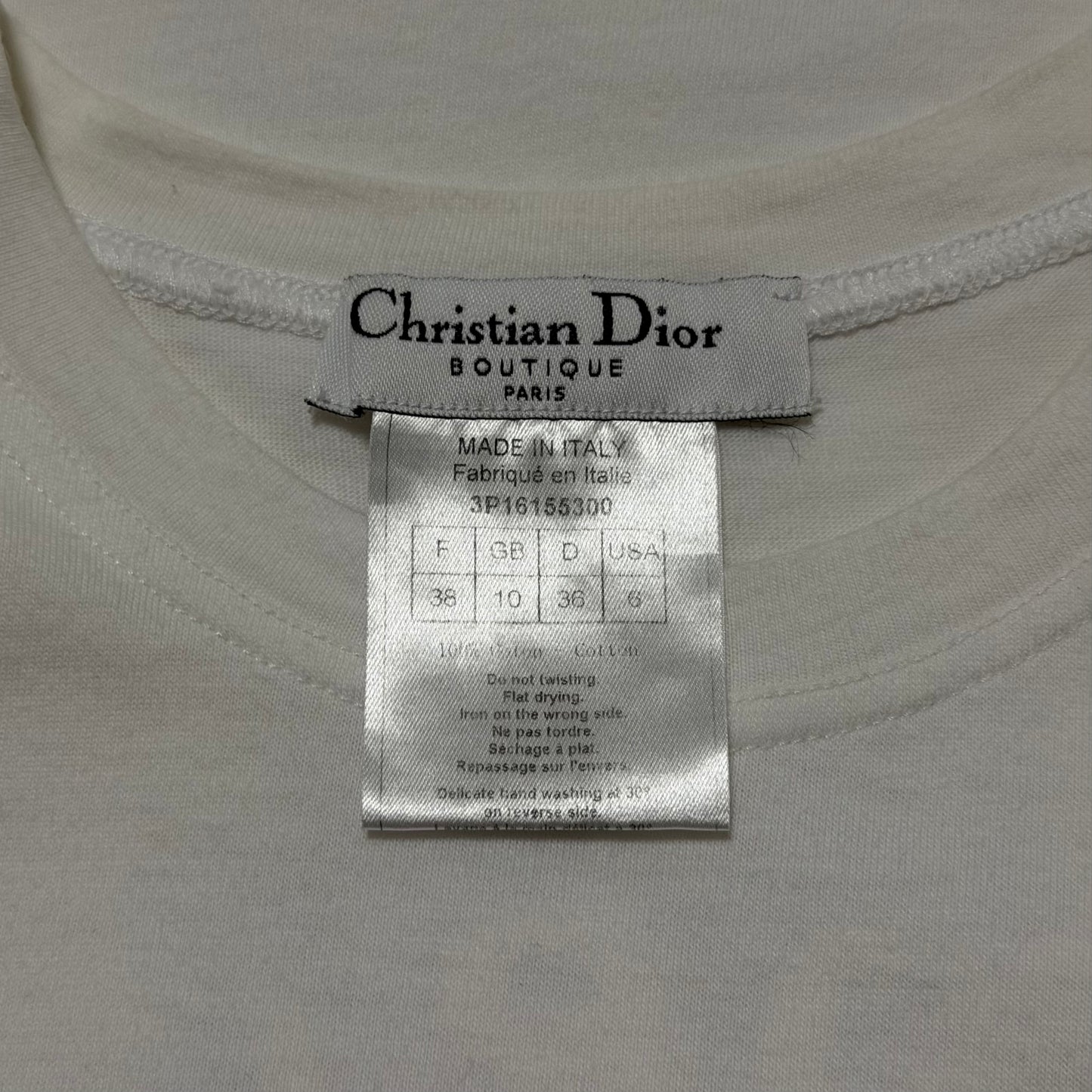 CHRISTIAN DIOR Spring 2003 "J'ADORE DIOR" Tank Top