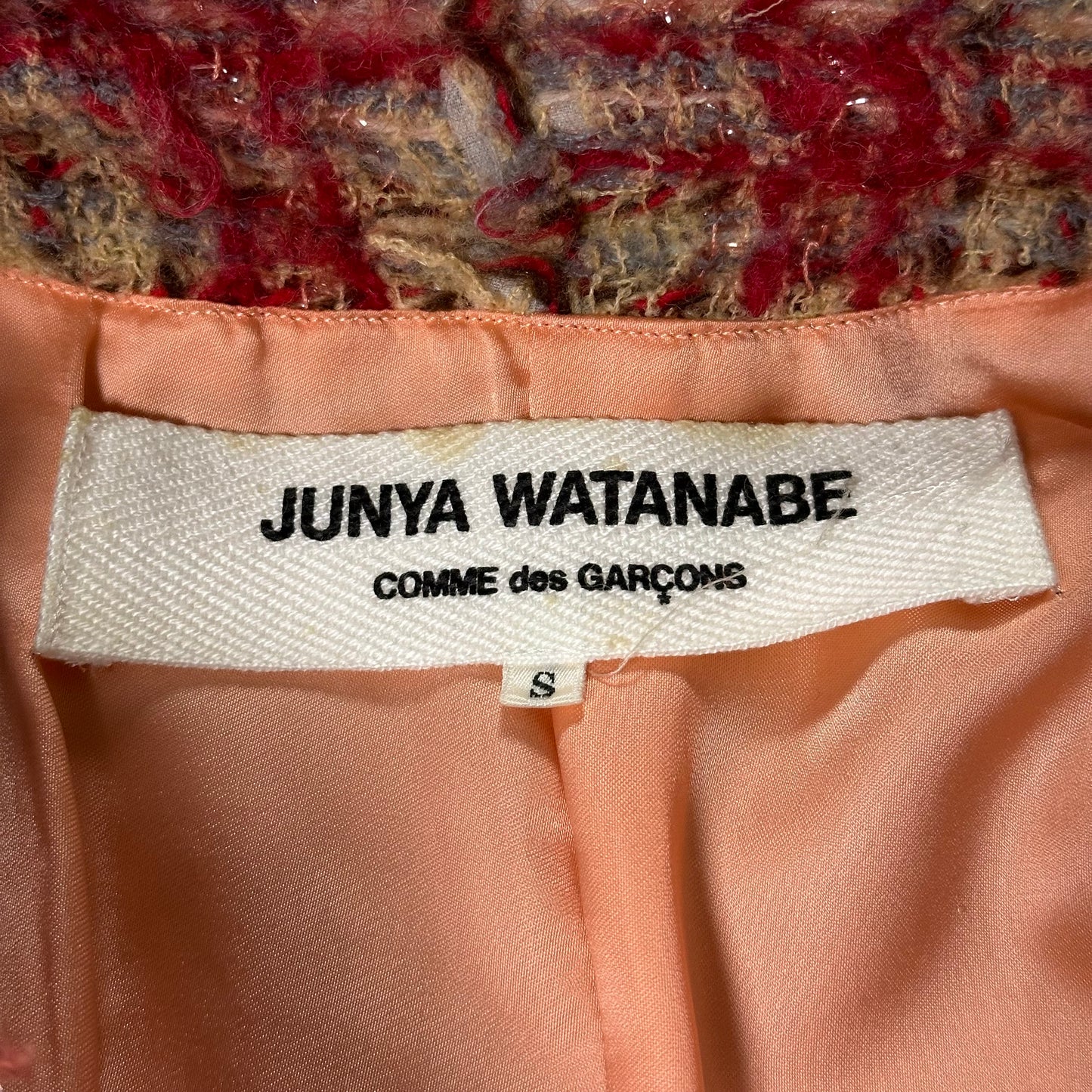 JUNYA WATANABE Fall Winter 2003 Tweed Jacket and Skirt Set Up