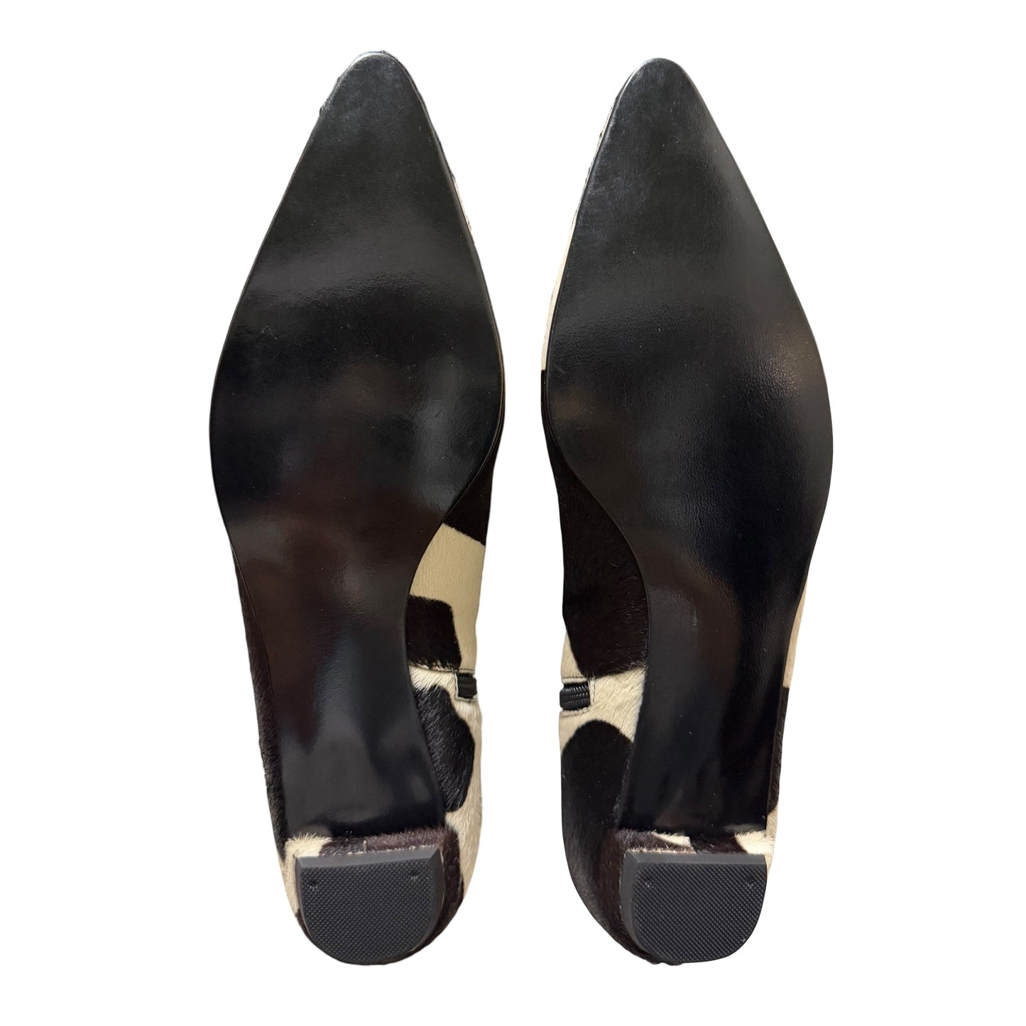 PRADA Vintage Giraffe Print Calf Hair Ribbon Knee Boots