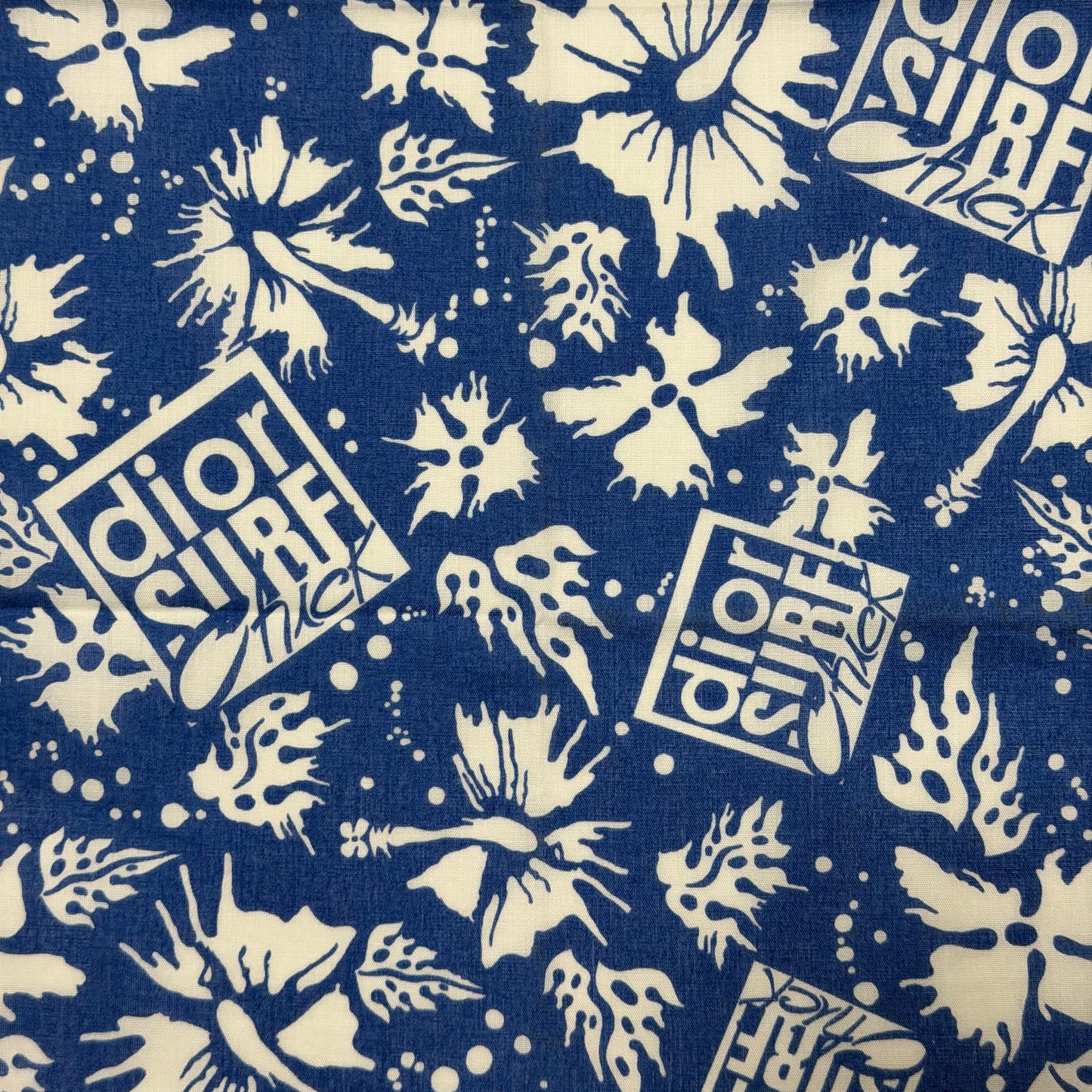 CHRISTIAN DIOR Spring 2004 “Surf Chick” Logo Print Pareo