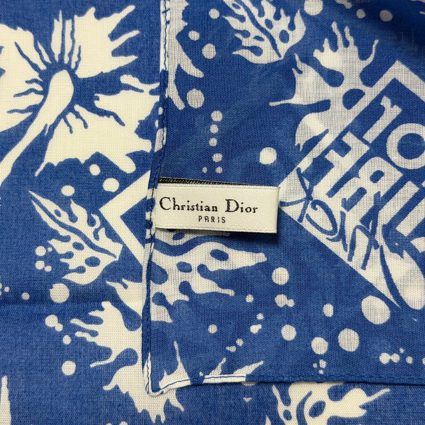 CHRISTIAN DIOR Spring 2004 “Surf Chick” Logo Print Pareo