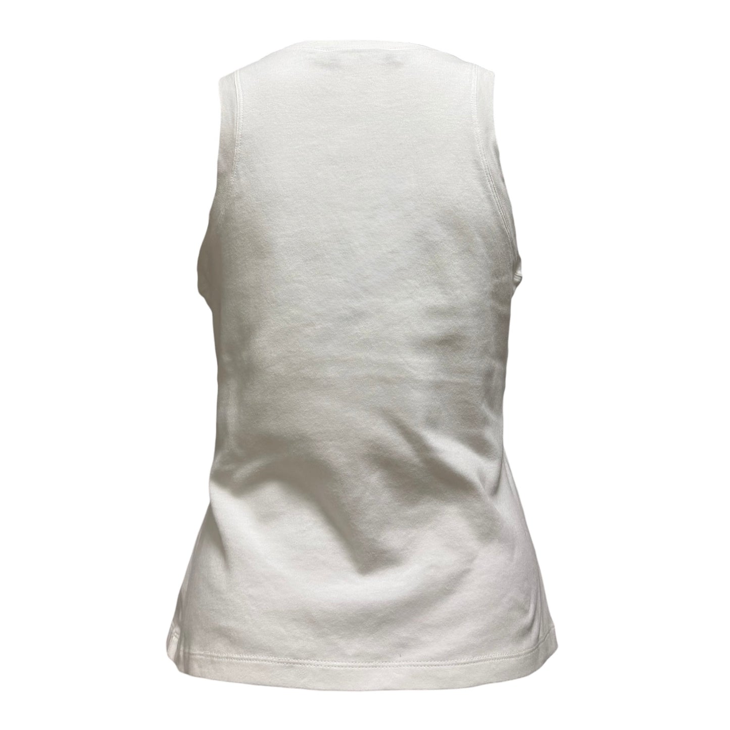 CHRISTIAN DIOR Spring 2005 Diorissimo Floral Embroidered Trotter No.1 Tank Top
