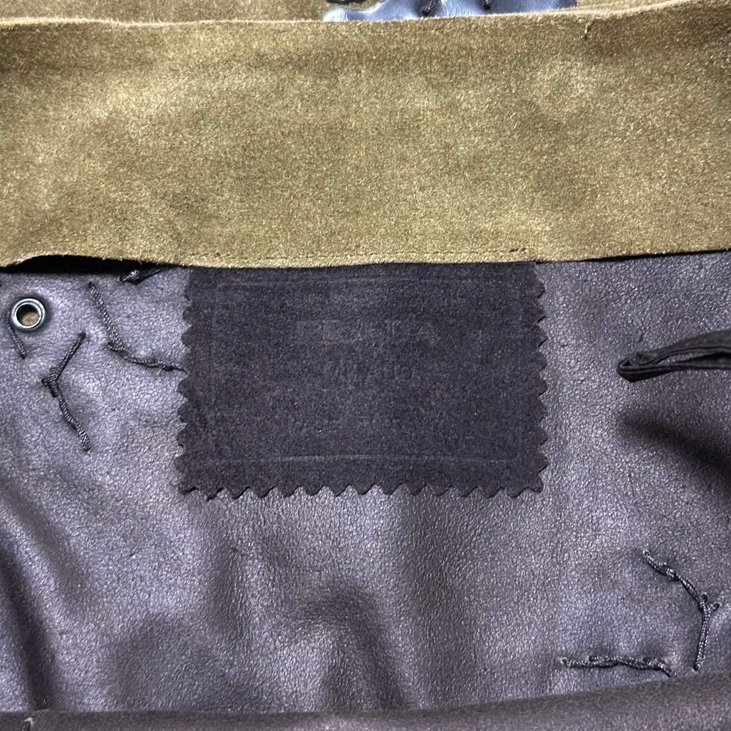 PRADA Fall Winter 1999 Appliqué Leaves Suede Midi Skirt