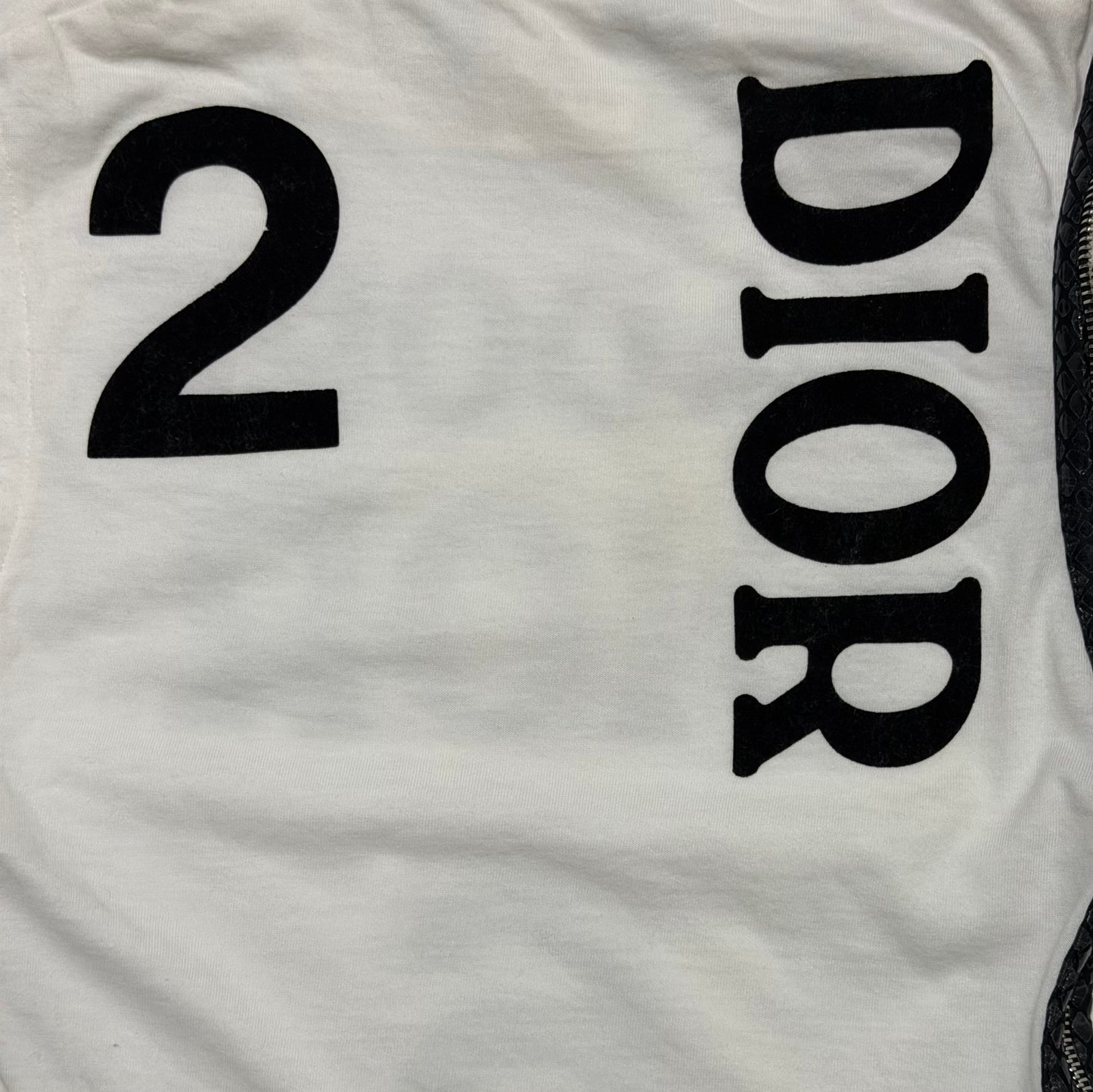 CHRISTIAN DIOR Spring 2001 "J'ADORE DIOR 6" Zipper Tank Top