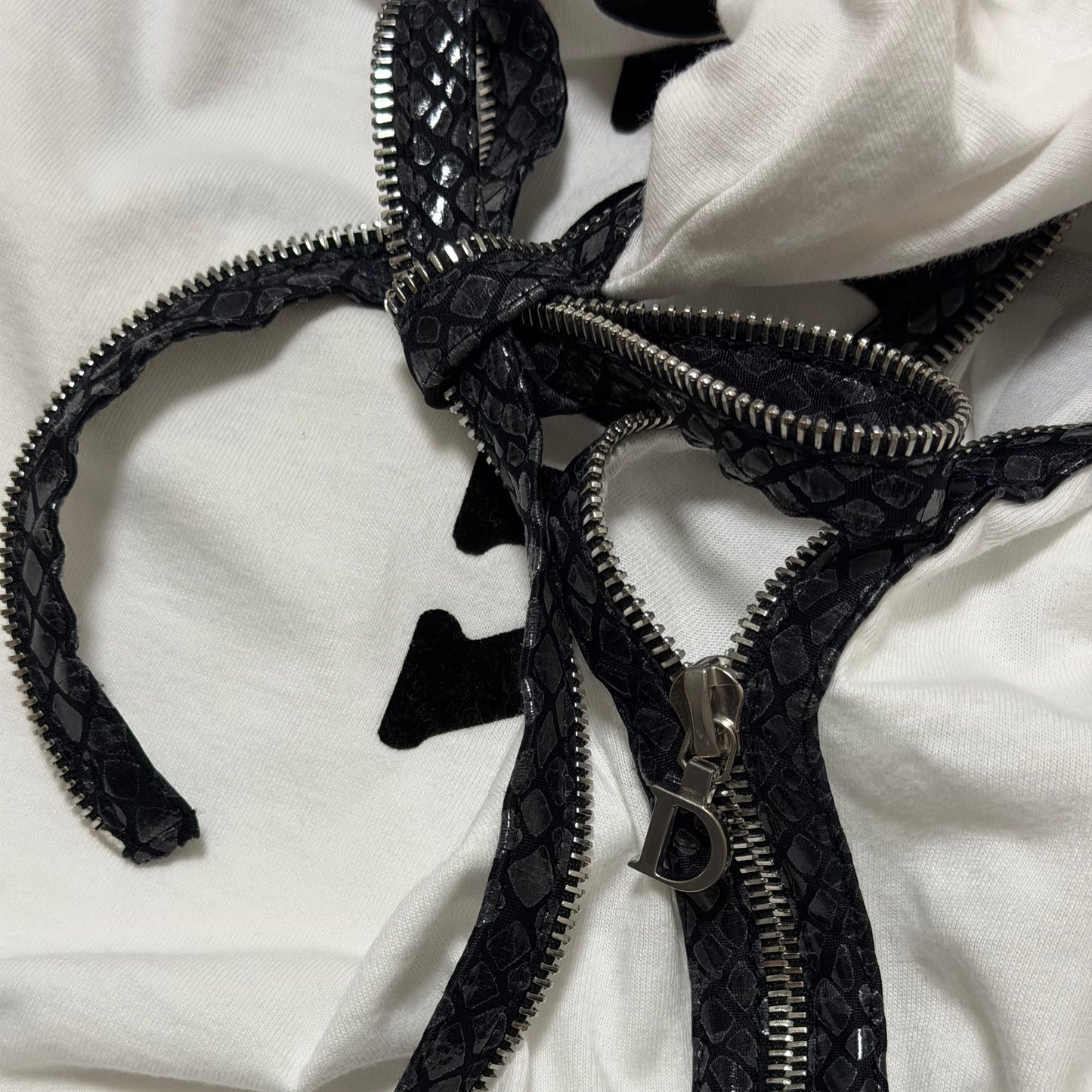 CHRISTIAN DIOR Spring 2001 "J'ADORE DIOR 6" Zipper Tank Top