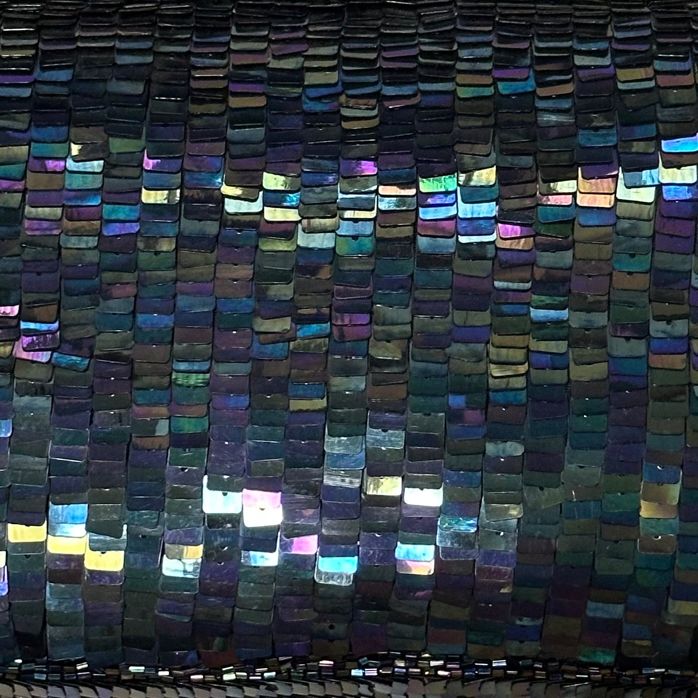 FENDI Fall Winter 1999 Sequins and Calf Hair Baguette Bag