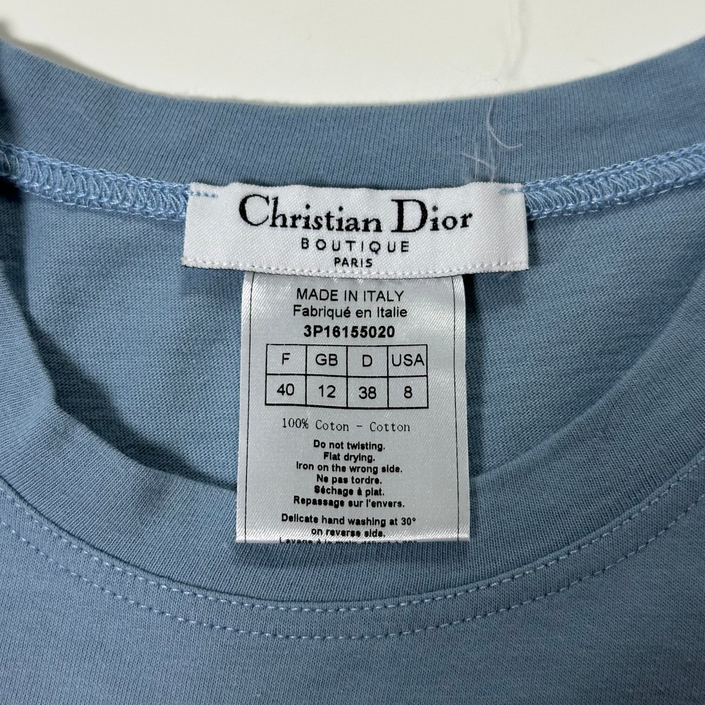 CHRISTIAN DIOR Fall Winter 2003 "J'ADORE DIOR" Patchwork T-Shirt