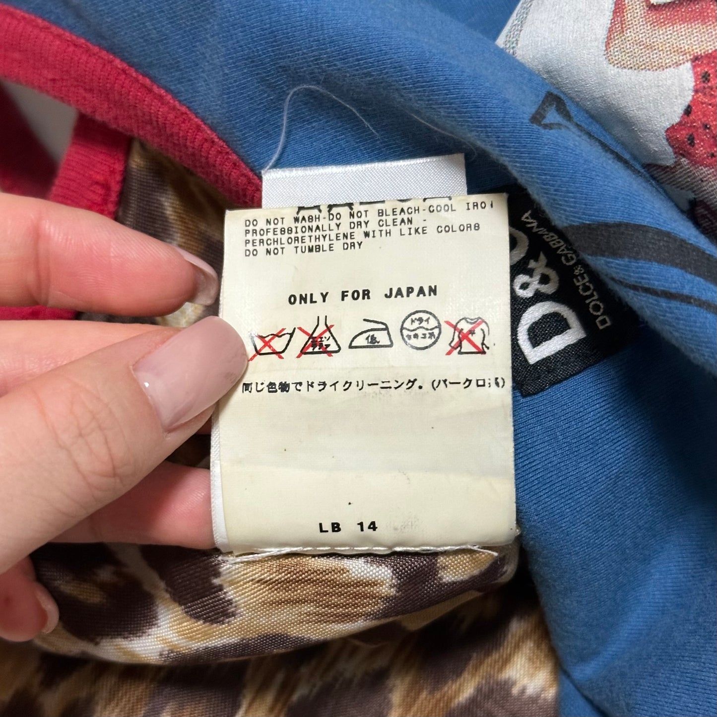 D&G Spring Summer 2002 " I HOLD 4 TRUMP CARDS" Print Tote Bag