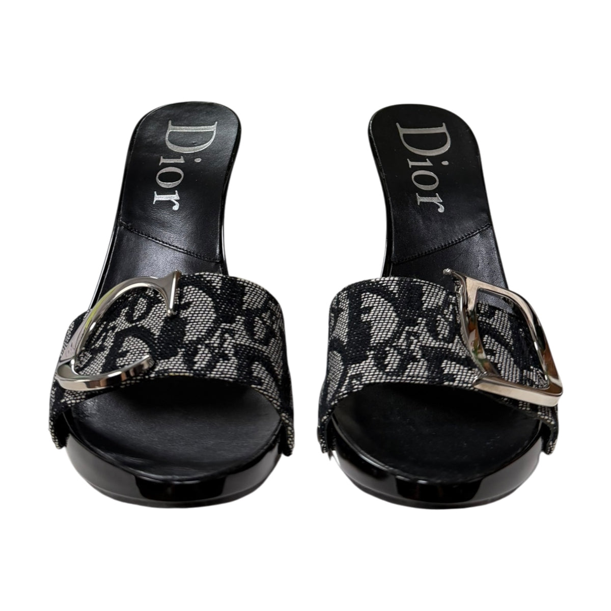 CHRISTIAN DIOR Vintage Trotter CD Charm Sandals