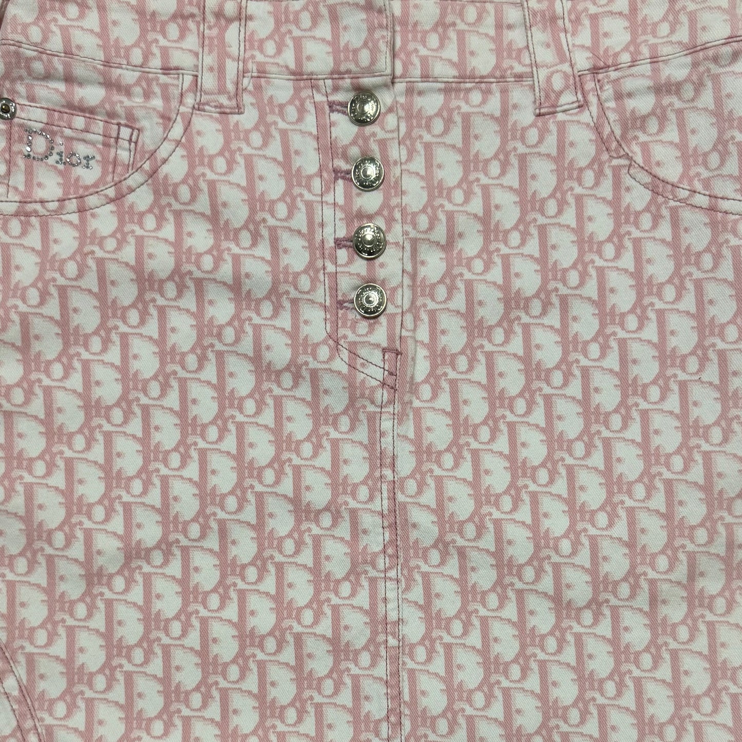 CHRISTIAN DIOR Spring 2004 Trotter No.1 Rhinestone Midi Skirt