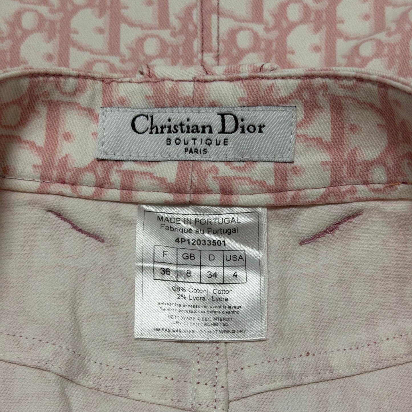 CHRISTIAN DIOR Spring 2004 Trotter No.1 Rhinestone Midi Skirt