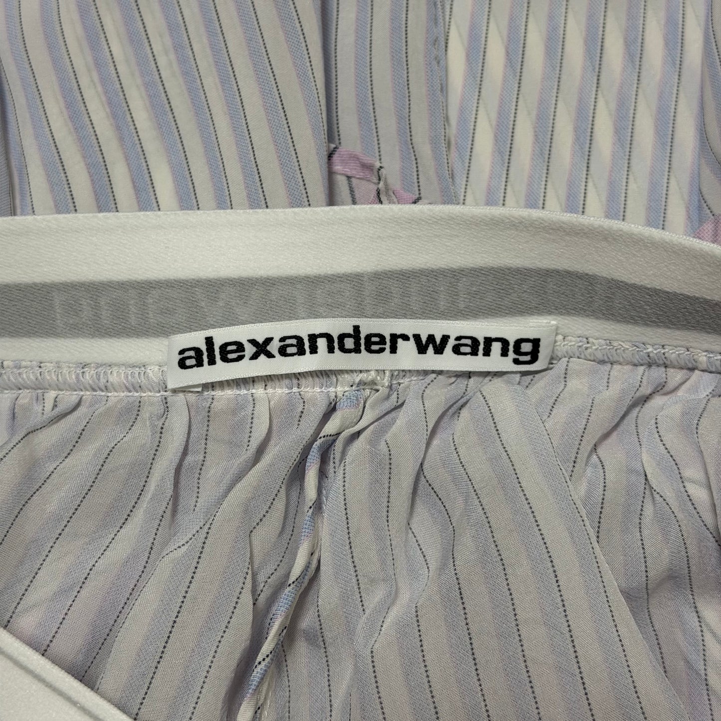ALEXANDER WANG Spring Summer 2025 Boxer Pants with Pre-Styled Shirt Detail