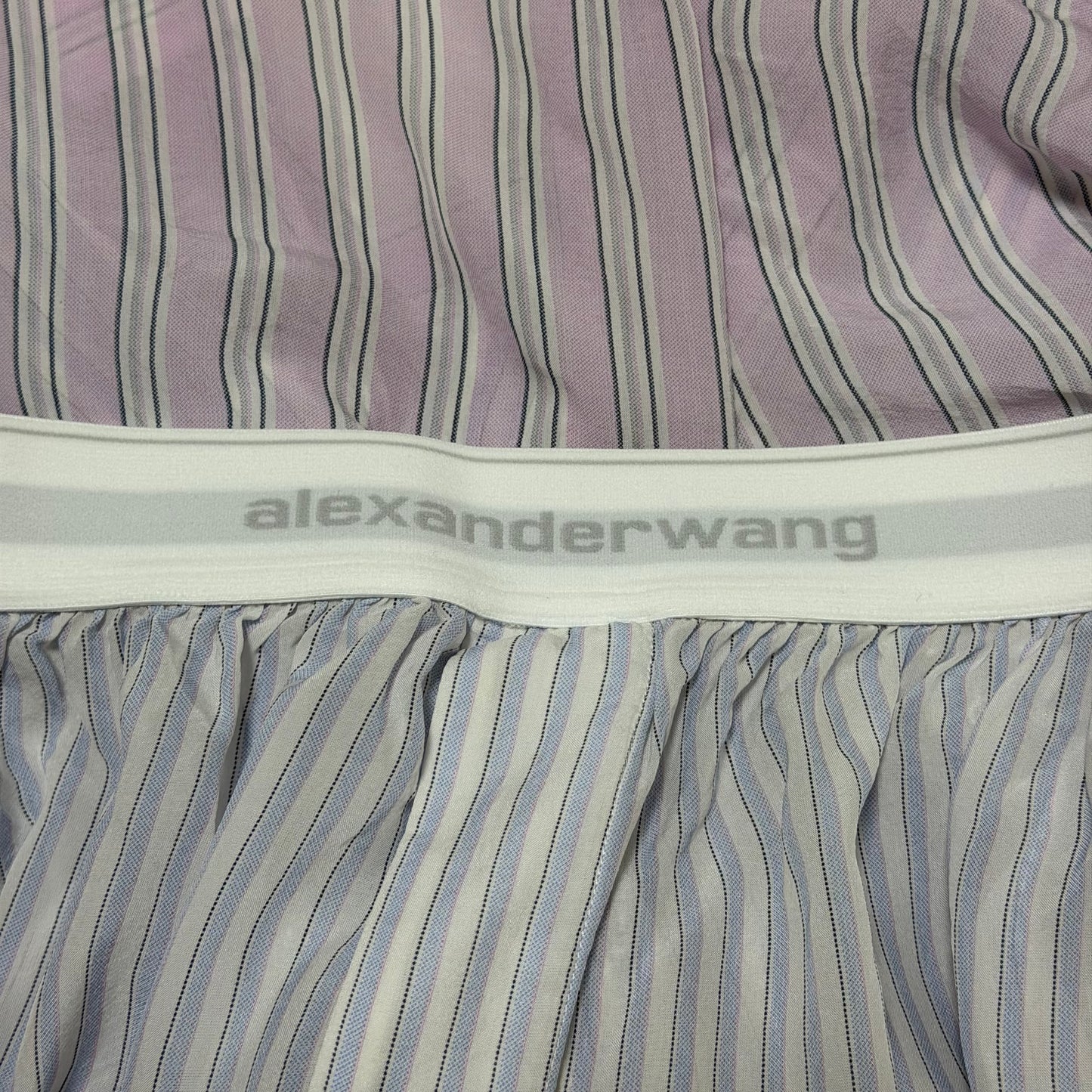 ALEXANDER WANG Spring Summer 2025 Boxer Pants with Pre-Styled Shirt Detail