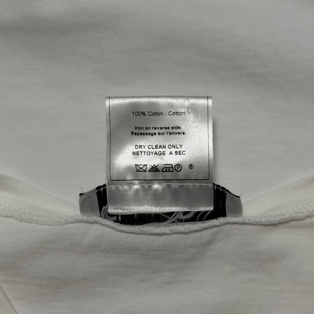 CHRISTIAN DIOR "DIORDRAMA" Cartoon Logo Tie-Side Crop Top