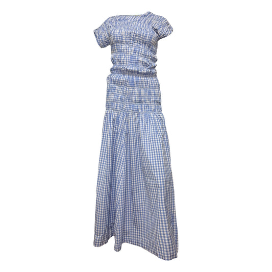 COMME DES GARÇONS Spring Summer 1997 "Body Meets Dress, Dress Meets Body" Shirred Gingham Dress