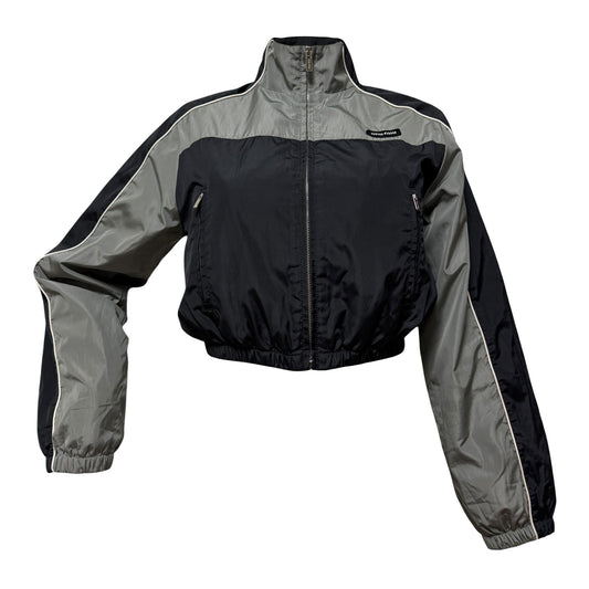 MIU MIU Spring 2025 Technical Cropped Blouson Jacket