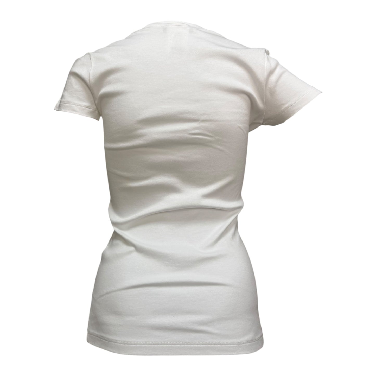 CHRISTIAN DIOR Spring 2004 Gitane Tatoo Print T-Shirt with Earrings Detail