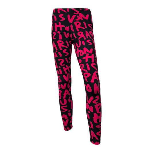 LOUIS VUITTON × STEPHEN SPROUSE Spring Summer 2009 Graffiti Print Leggings