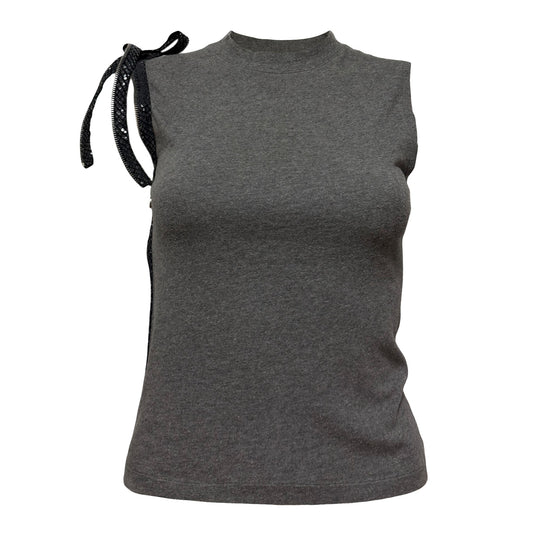 CHRISTIAN DIOR Spring Summer 2001 Zipper Tank Top