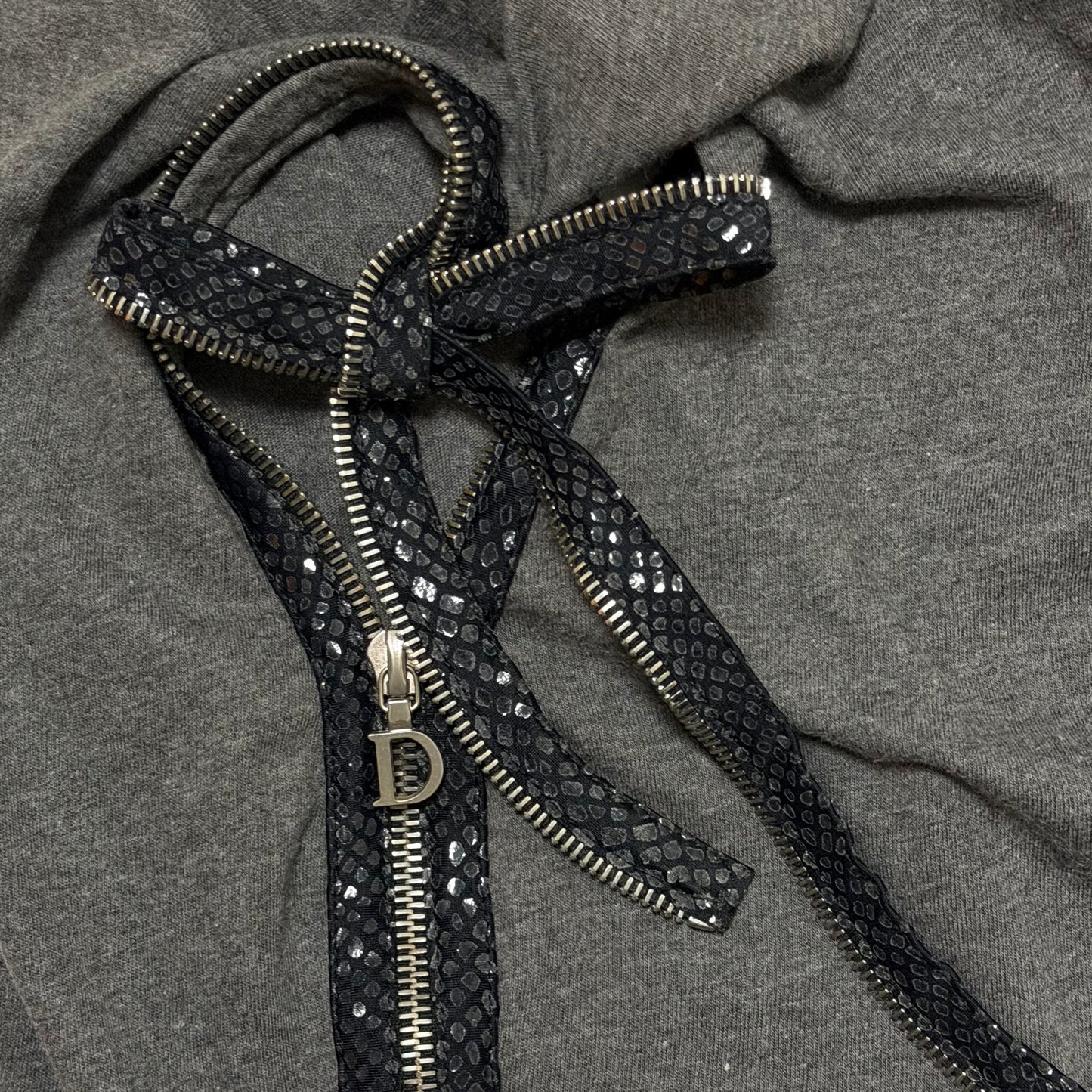 CHRISTIAN DIOR Spring Summer 2001 Zipper Tank Top