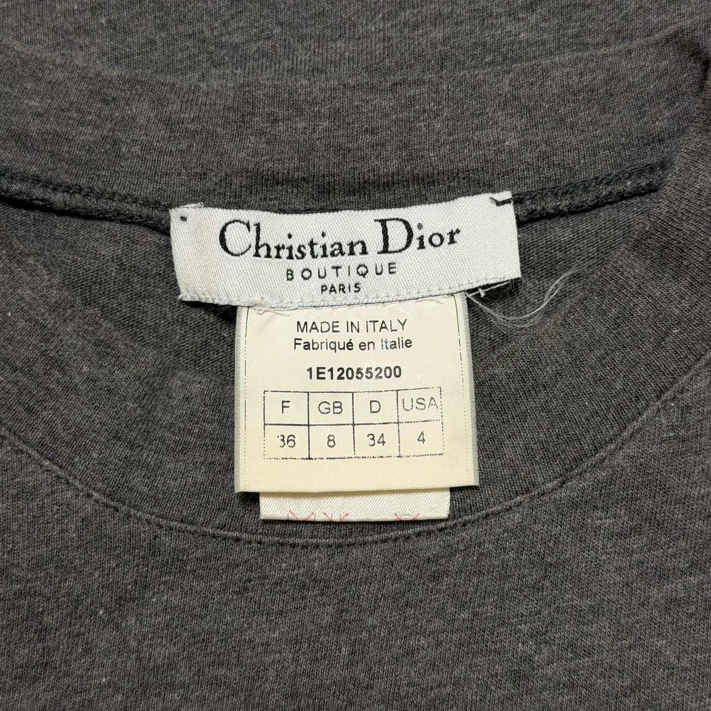 CHRISTIAN DIOR Spring Summer 2001 Zipper Tank Top