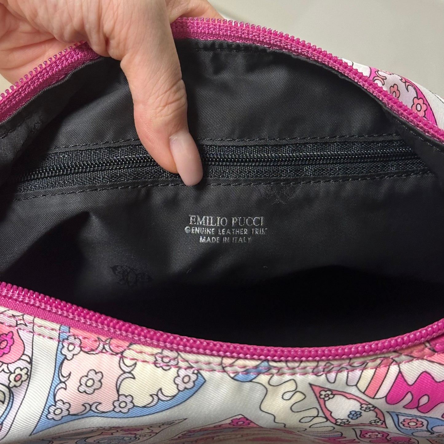 EMILIO PUCCI Floral Print Hand Bag