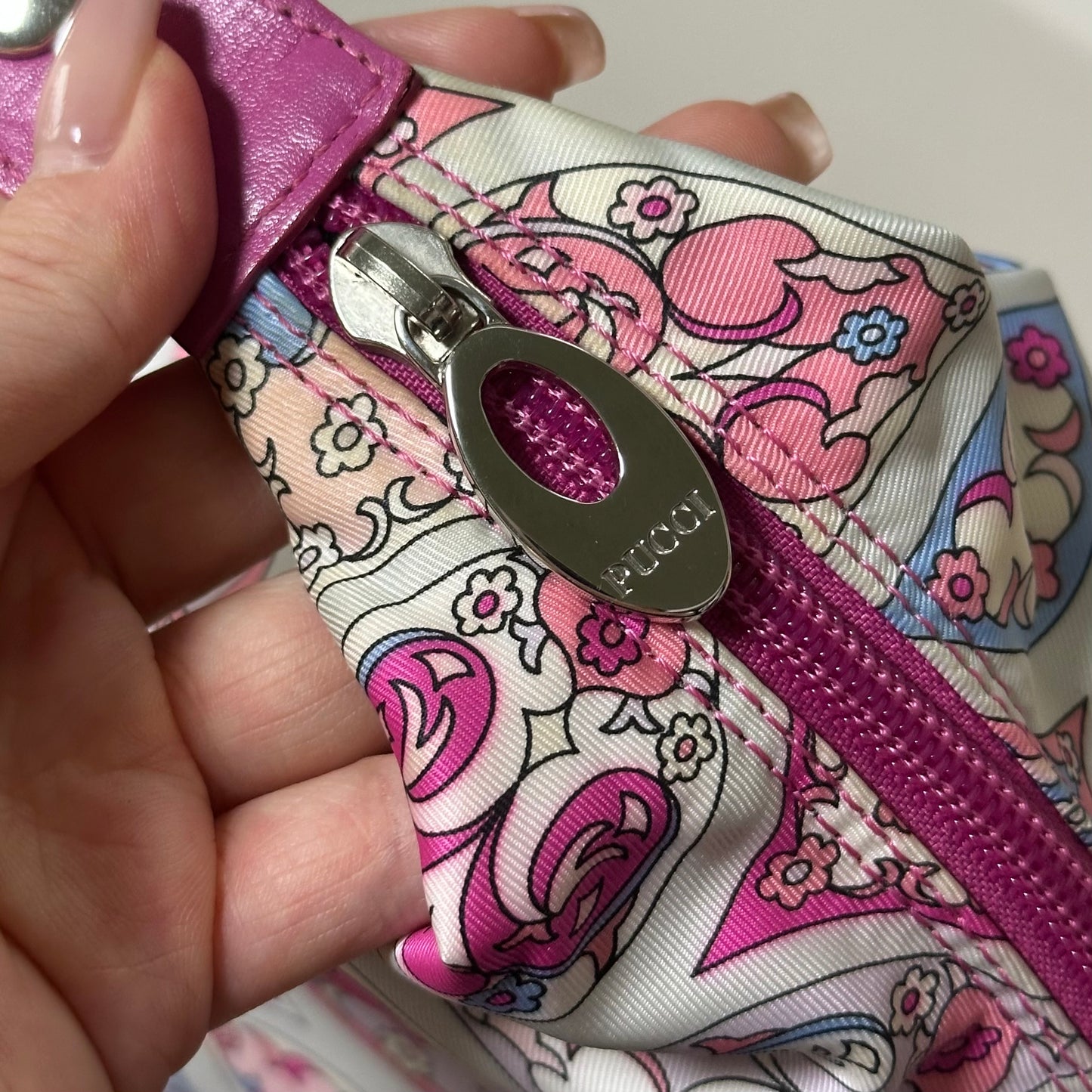 EMILIO PUCCI Floral Print Hand Bag