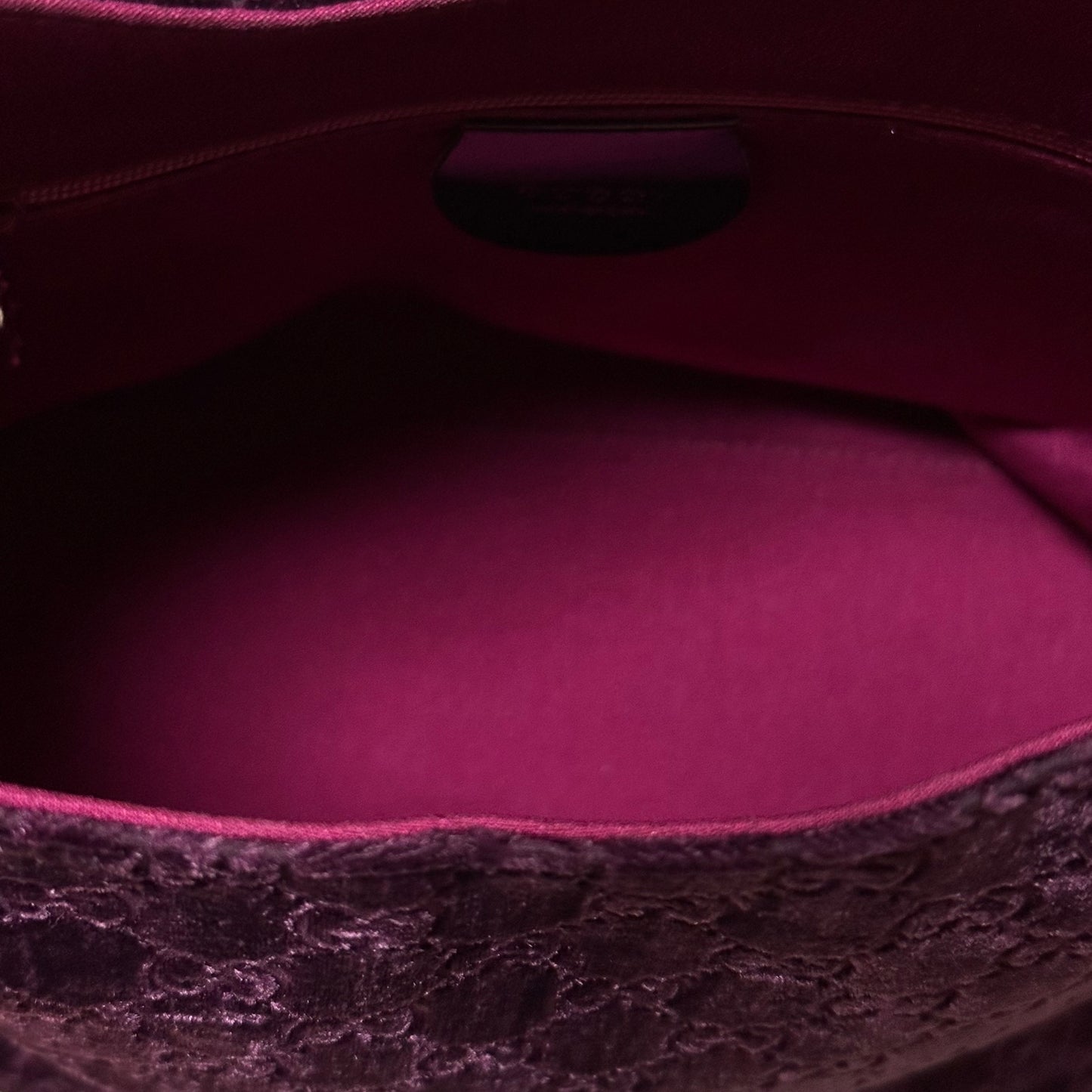 GUCCI Fall Winter 1997 Velvet GG Monogram Shoulder Bag