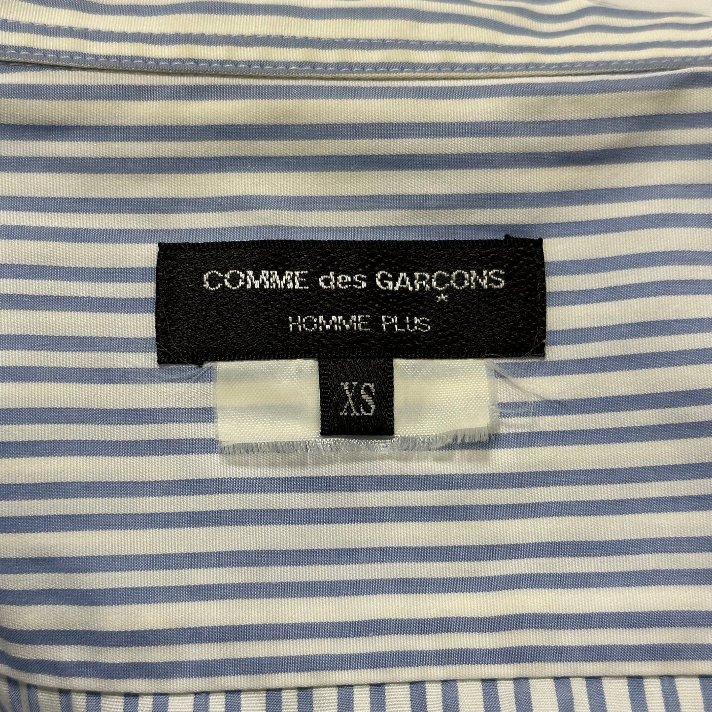 COMME DES GARÇONS HOMME PLUS Frill Striped Shirt