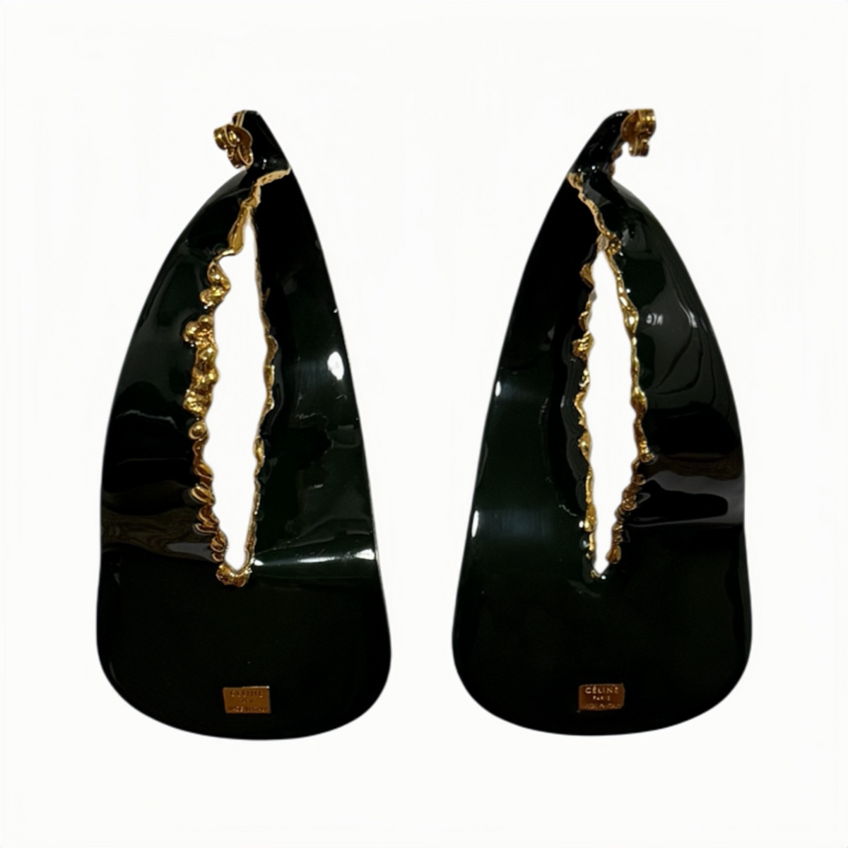CELINE Pre-Fall 2015 Devoured Splitted Earrings