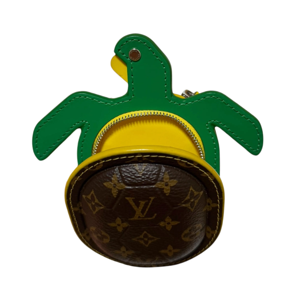 LOUIS VUITTON Spring Summer 2024 Monogram LV Turtle Pouch Bag Charm