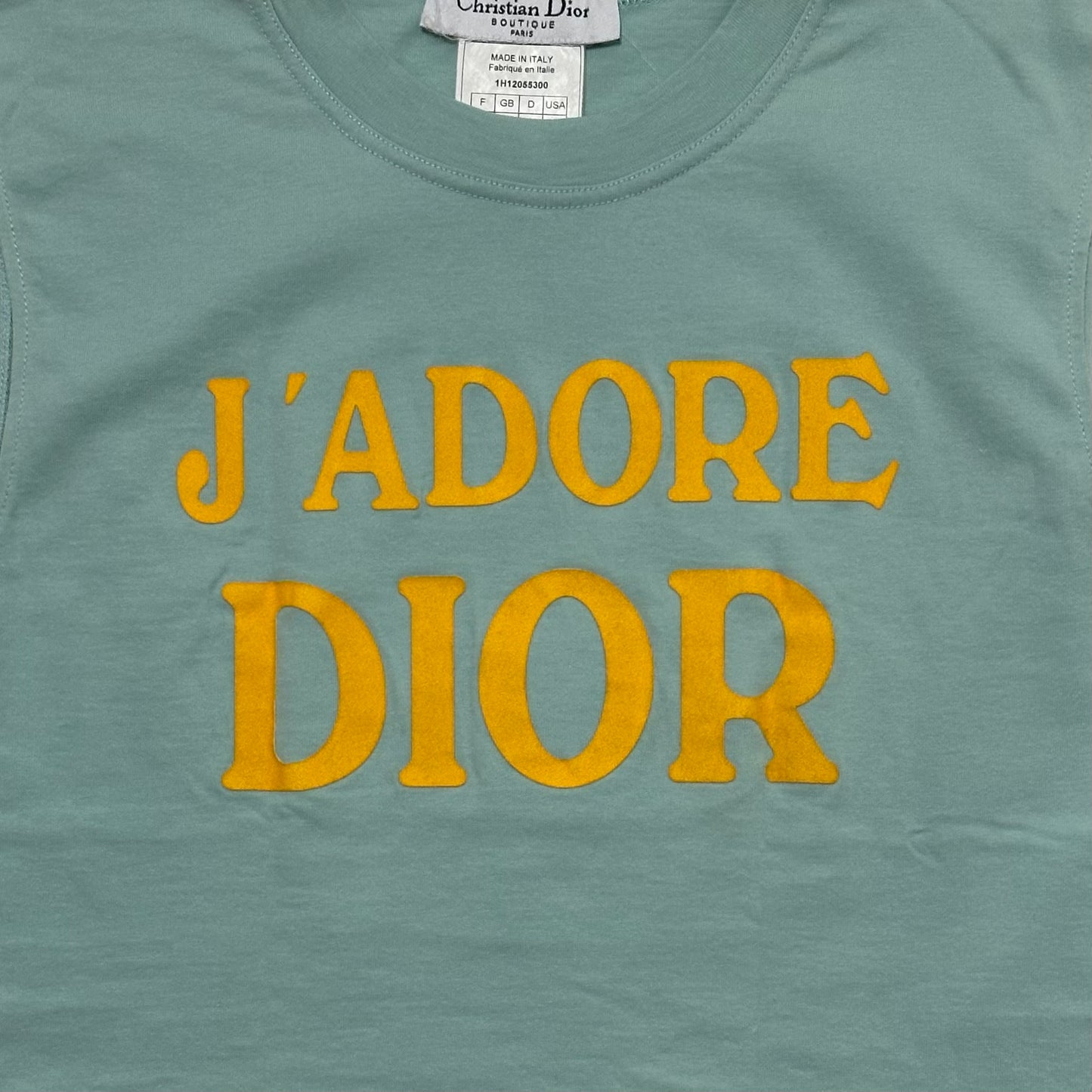 CHRISTIAN DIOR Fall Winter 2001 "J'ADORE DIOR" Tank Top