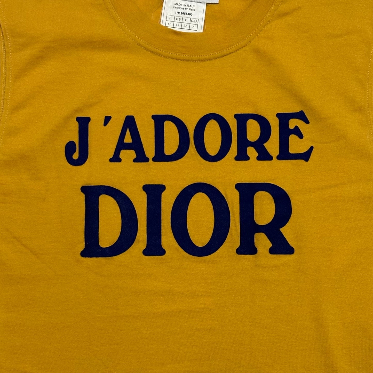 CHRISTIAN DIOR Fall Winter 2001 "J'ADORE DIOR" Tank Top