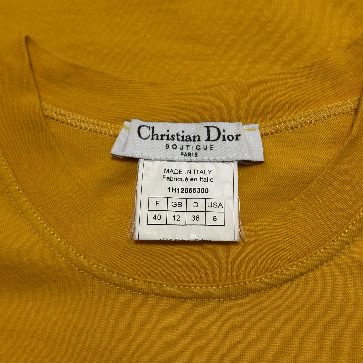 CHRISTIAN DIOR Fall Winter 2001 "J'ADORE DIOR" Tank Top