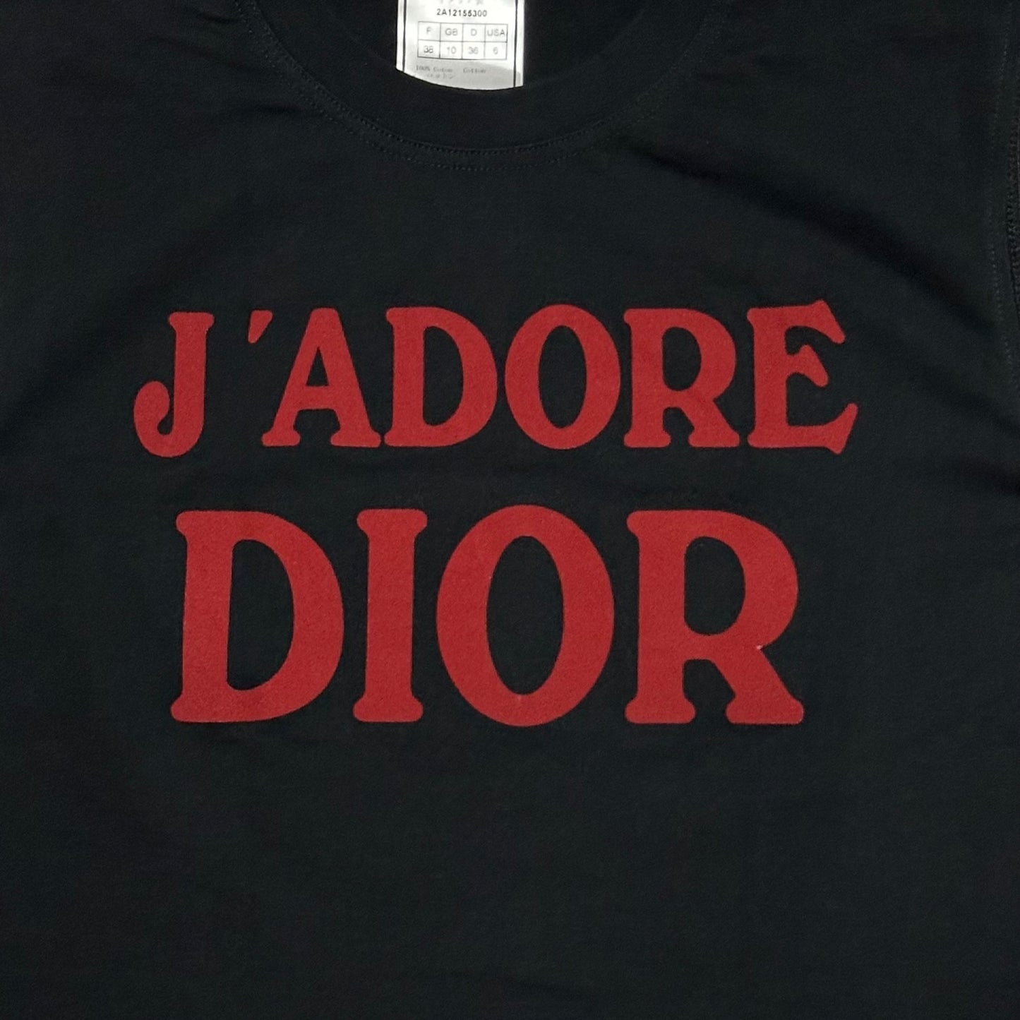 CHRISTIAN DIOR Fall Winter 2002 "J'ADORE DIOR" Tank Top