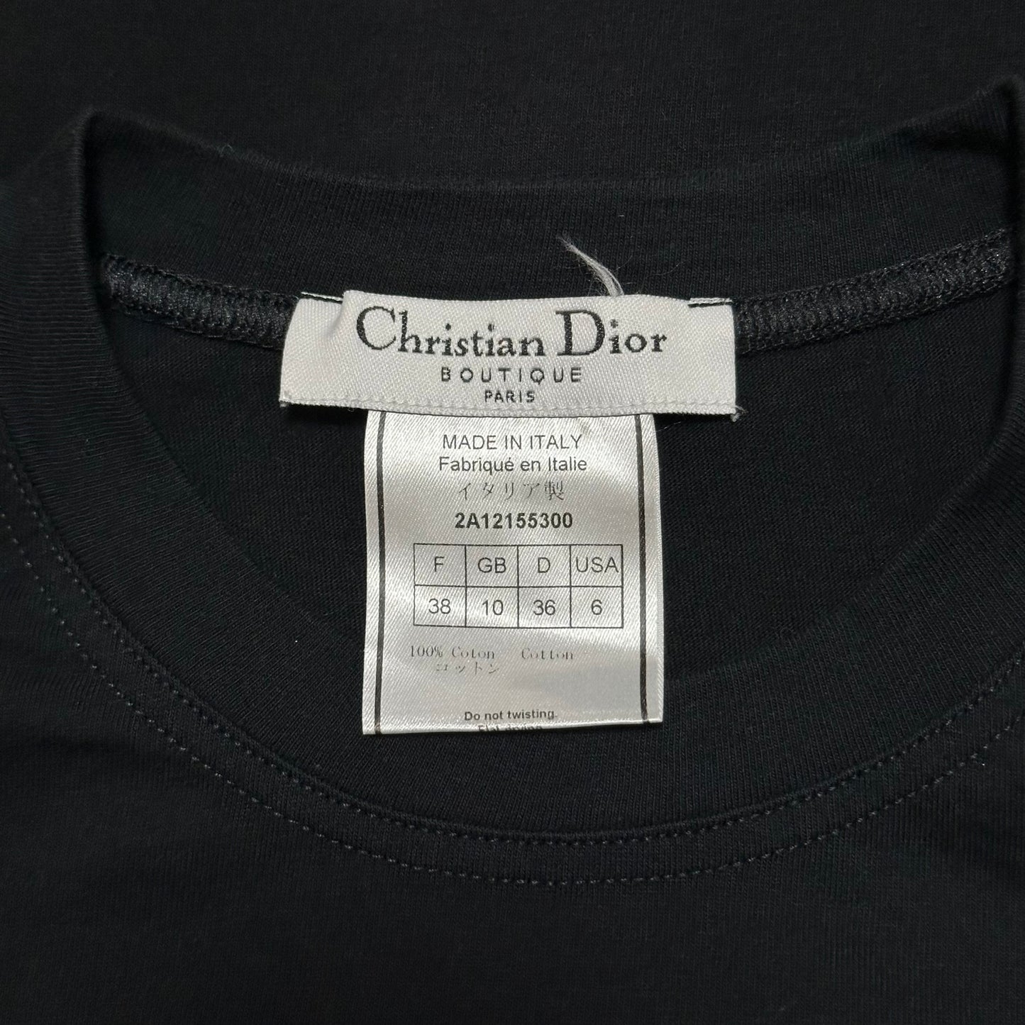 CHRISTIAN DIOR Fall Winter 2002 "J'ADORE DIOR" Tank Top