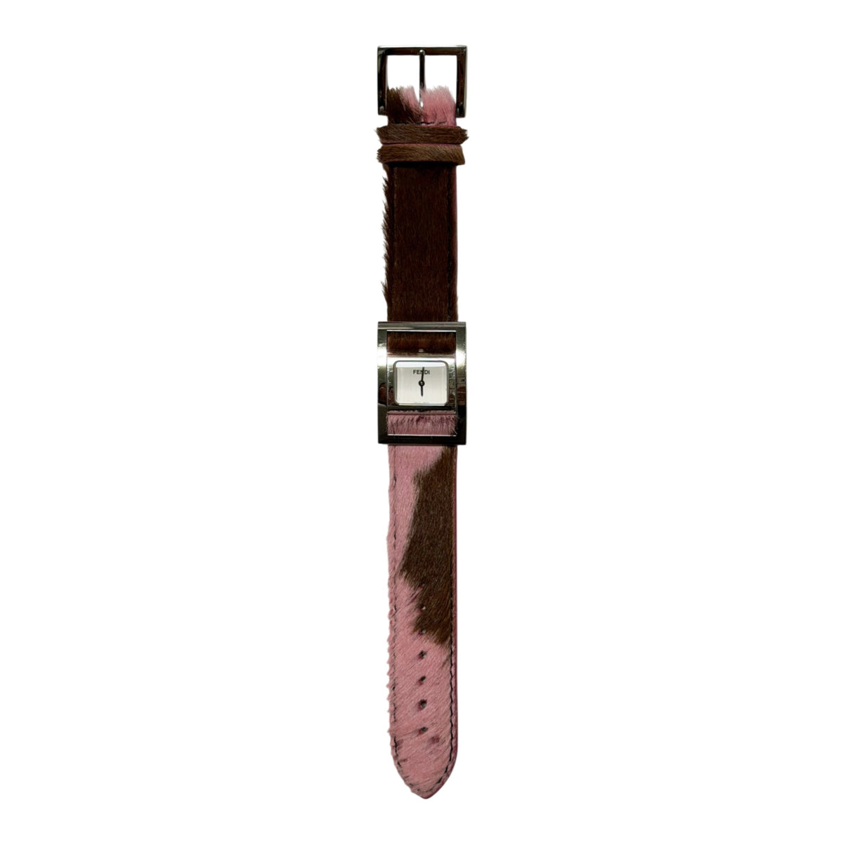FENDI Vintage Haircalf Strap Watch
