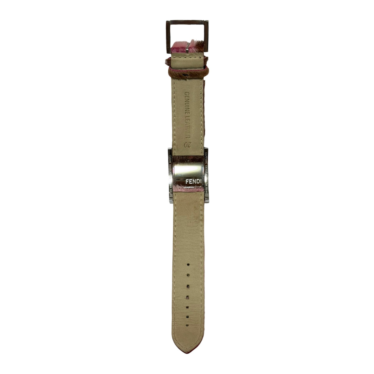 FENDI Vintage Haircalf Strap Watch