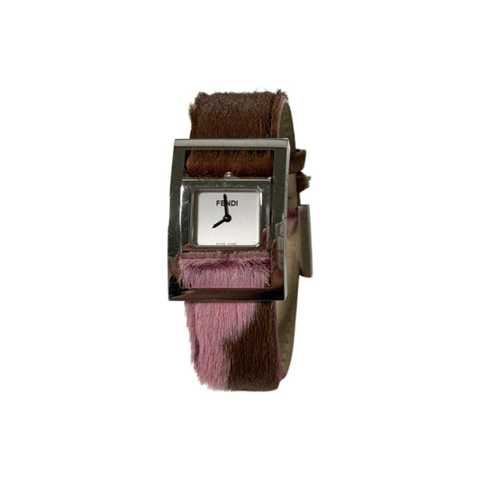 FENDI Vintage Haircalf Strap Watch