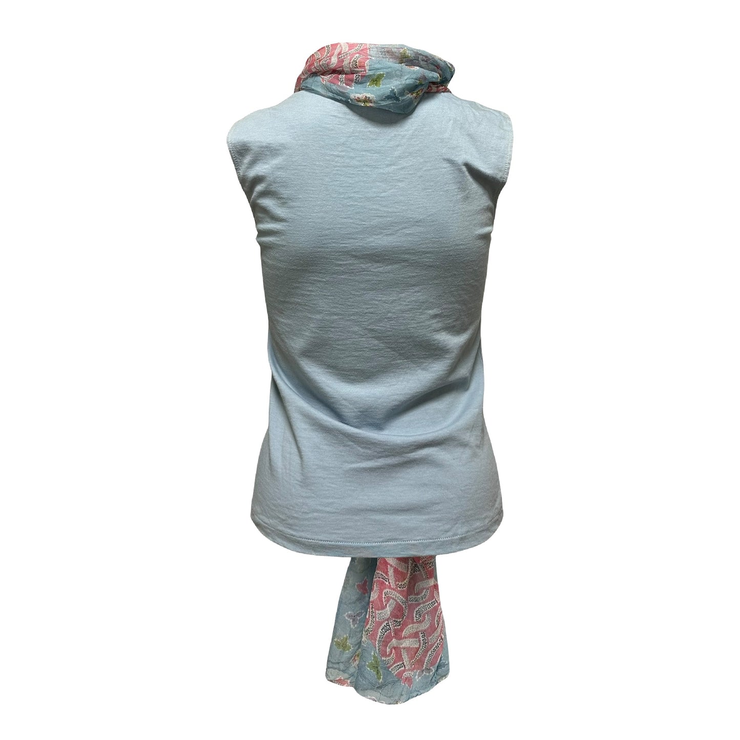 CHRISTIAN DIOR Spring Summer 2003 Tank Top with Floral Print Scarf