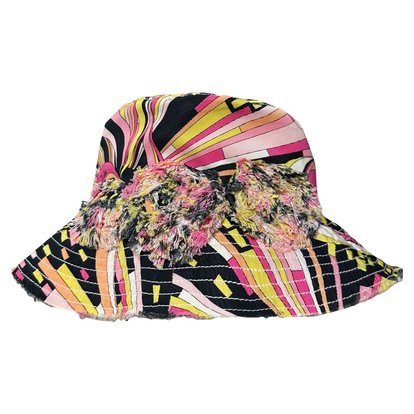 EMILIO PUCCI Fall Winter 2003 Floral Appliqué Bucket Hat