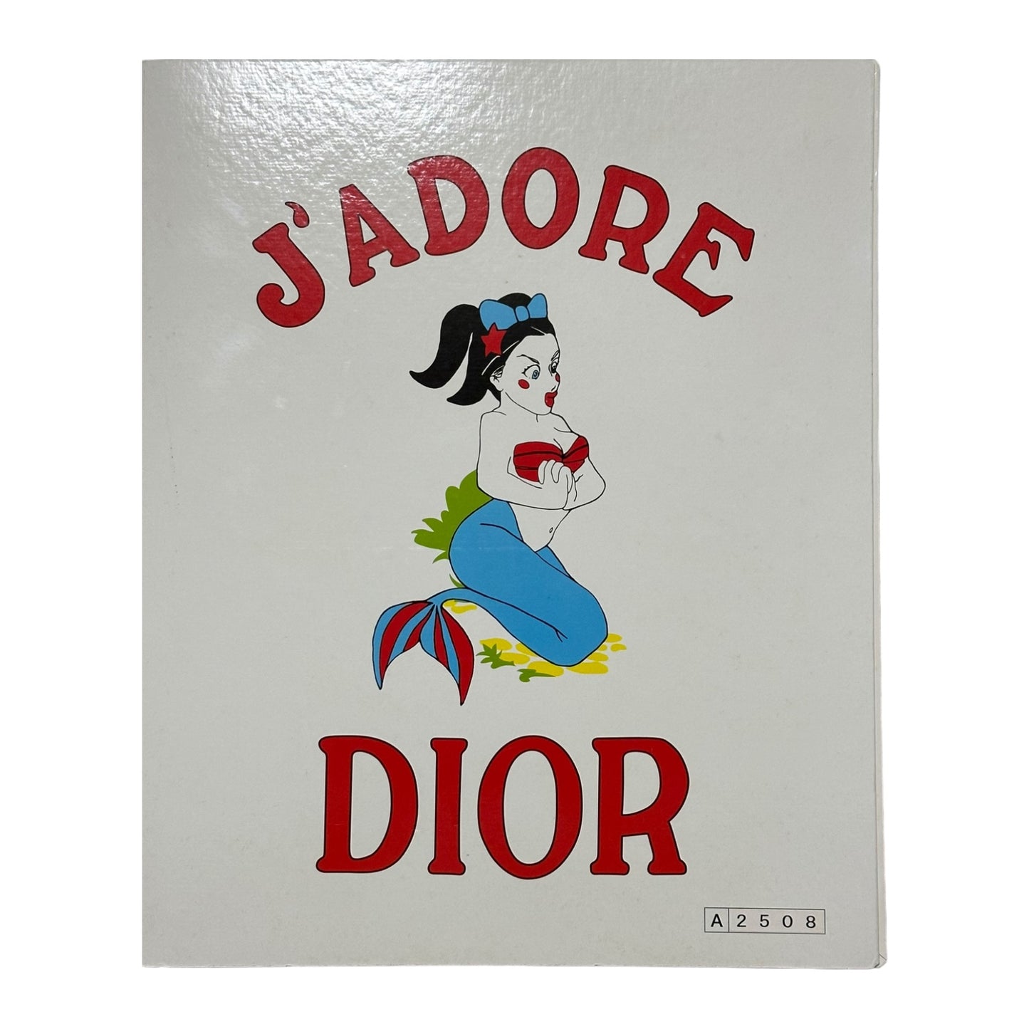 CHRISTIAN DIOR Spring Summer 2002 Cartoon "J'ADORE DIOR" Mermaid T-Shirt Set