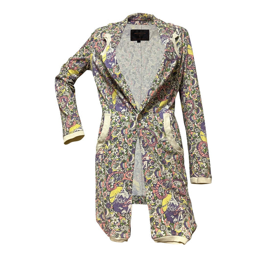 UNDERCOVER Spring Summer 2006 "T" Reconstructed Psychedelic Print T-Shirt Coat