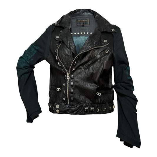 UNDERCOVER Spring Summer 2006 "T" Klaus Leather Jacket
